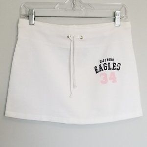 Derek Heart White Mini Skirt